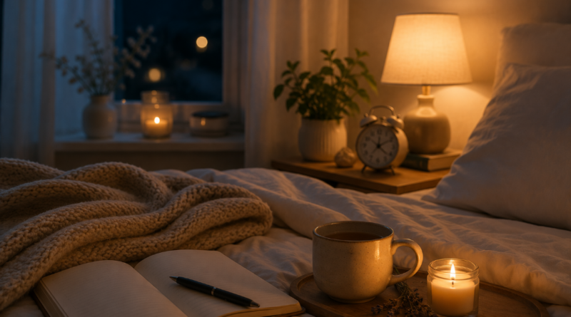 Une ambiance chaleureuse et apaisante mettant en scène un livre ouvert près d'une fenêtre ensoleillée, accompagné d'une tasse de thé et d'une couverture douce. Cette image illustre le plaisir de la lecture quotidienne, le calme et le bien-être qu'elle procure.